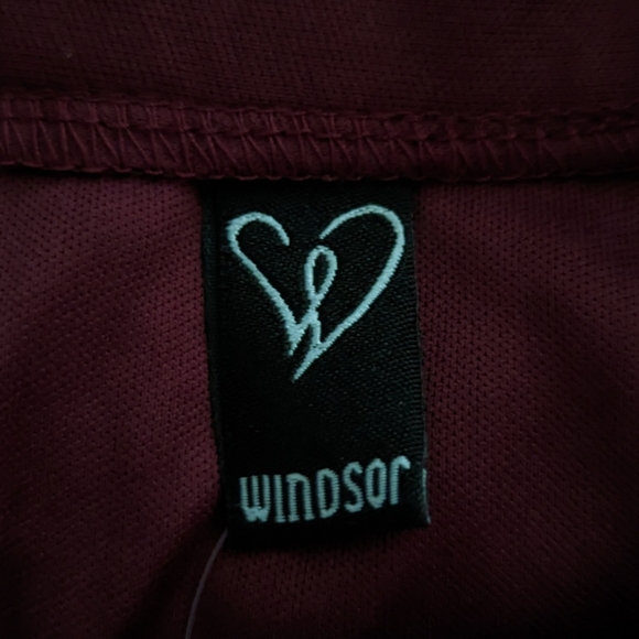 NWT Windsor Shay A Line Tulle Formal Dress in Wine - Picture 4 of 11